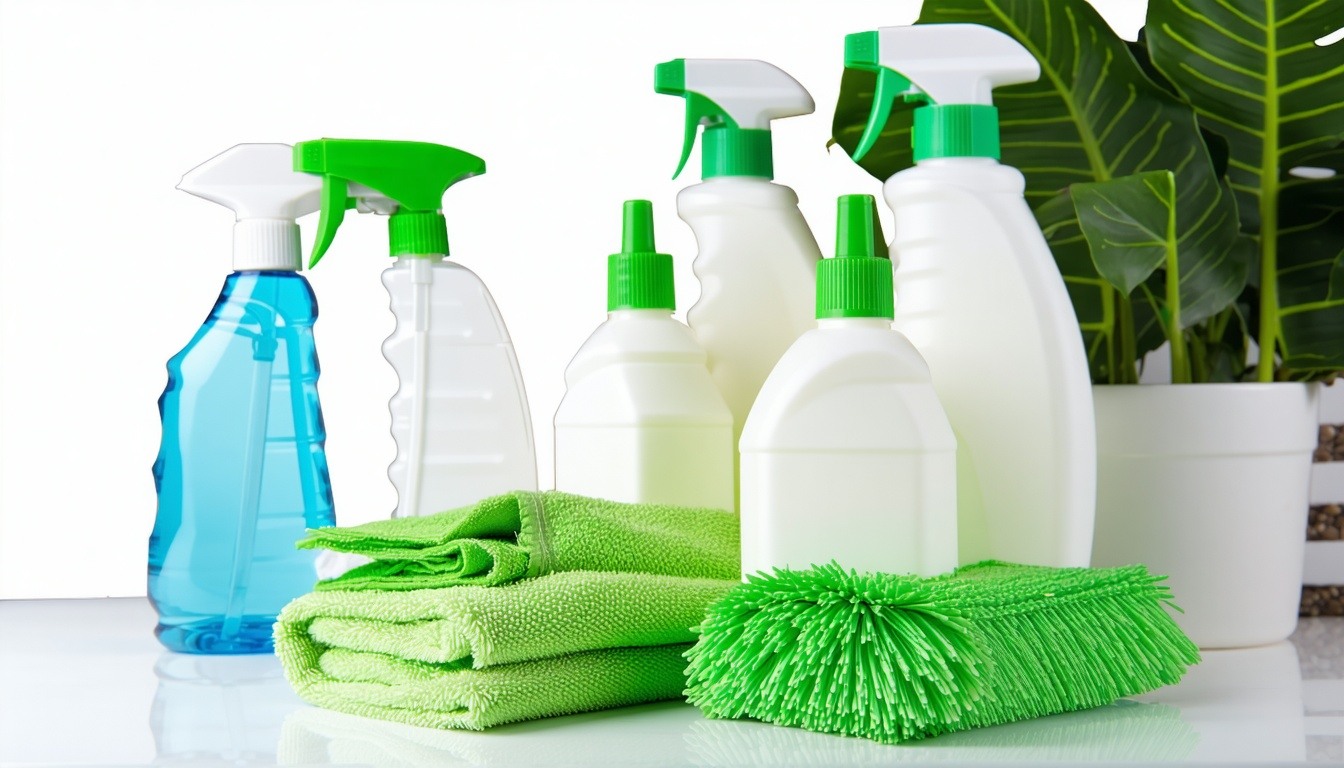 Eco-friendly cleaning products used by M.Brothers Services